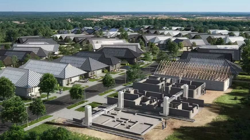 O bairro que foi impresso: o que o Wolf Ranch nos diz sobre o futuro da construção